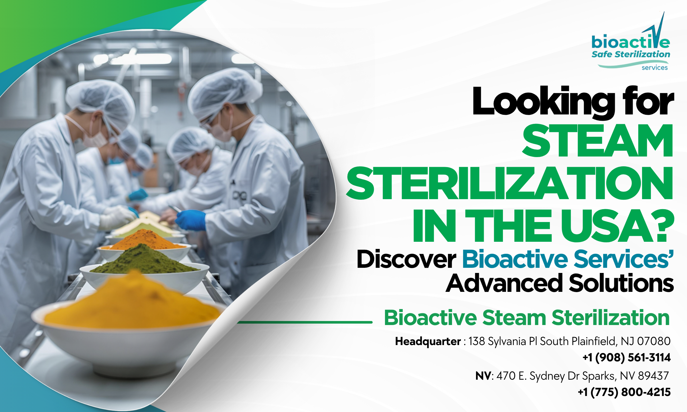 Steam sterilization services in the USA