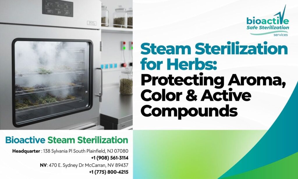 Steam Sterilization for Herbs