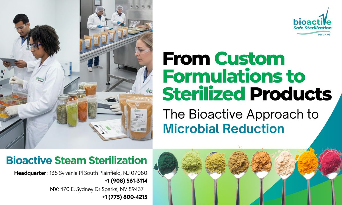 From Custom Formulations to Sterilized Products — The Bioactive Approach to Microbial Reduction