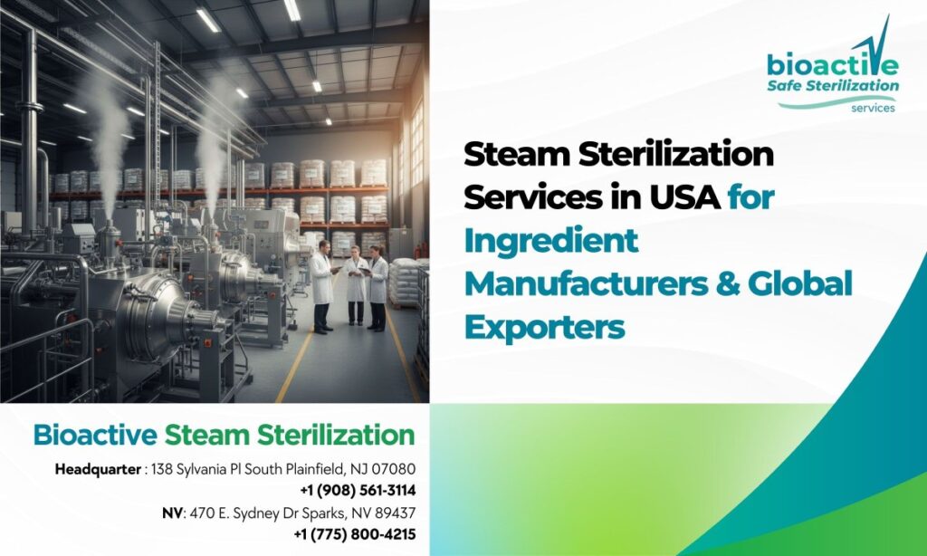 Steam Sterilization services