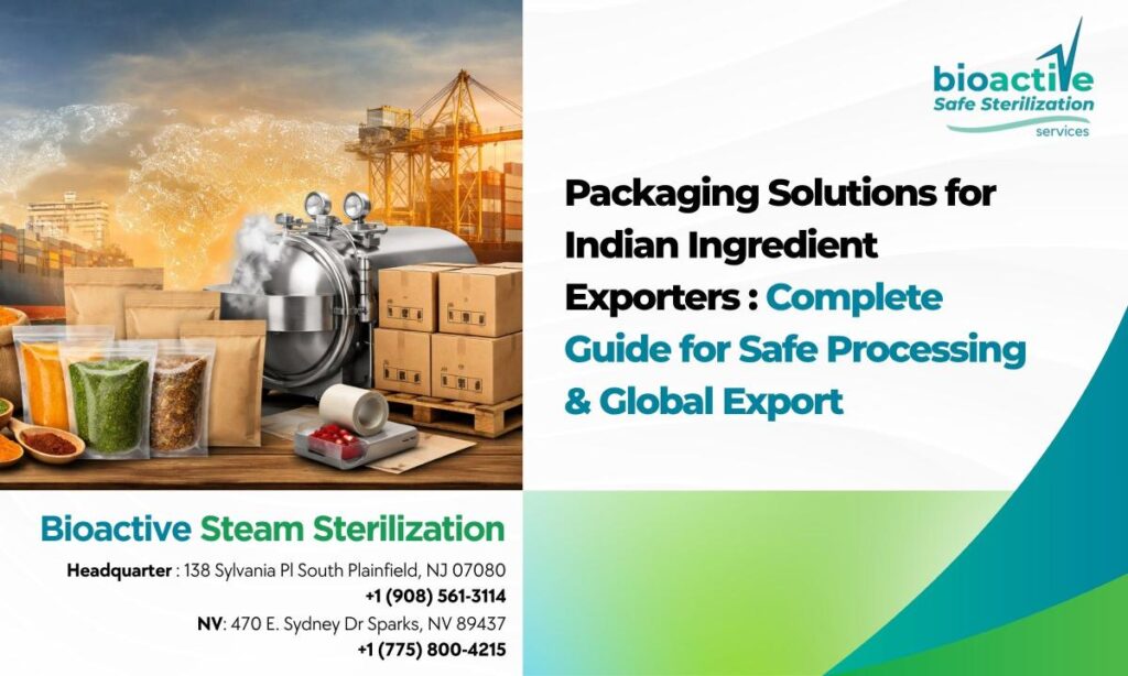 Packaging solutions for Indian ingredient exporters