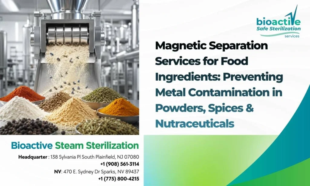Magnetic Separation Services for Food Ingredients