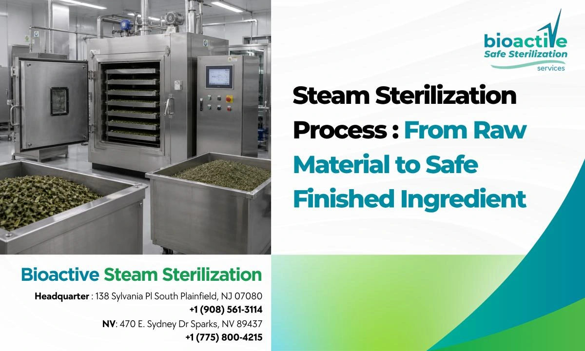 Steam Sterilization Process: From Raw Material to Safe Finished Ingredient