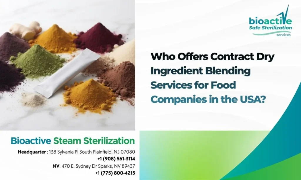 Who Offers Contract Dry Ingredient Blending Services for Food Companies in the USA