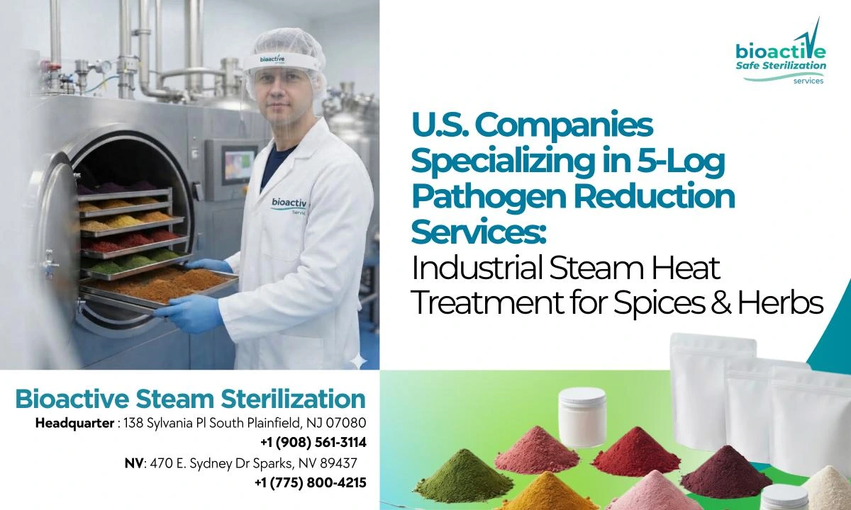 Food Sterilization Solutions and Partners in the USA U.S. Companies Specializing in 5-Log Microbial Inactivation