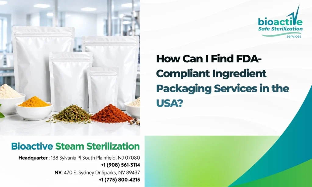 FDA-Compliant Ingredient Packaging Services in the USA