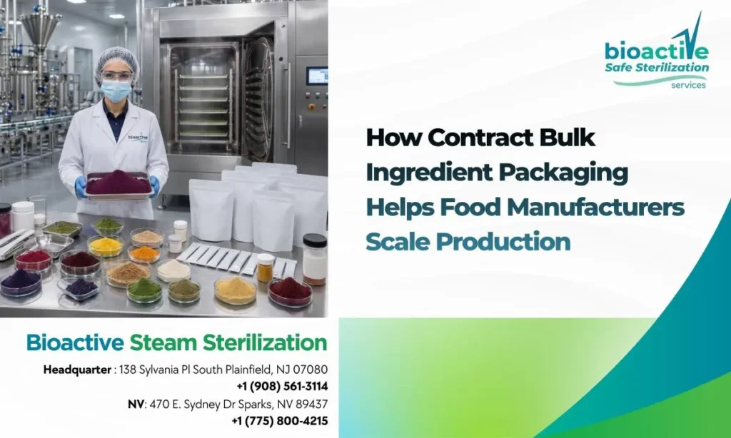 Contract bulk ingredient packaging for food manufacturers